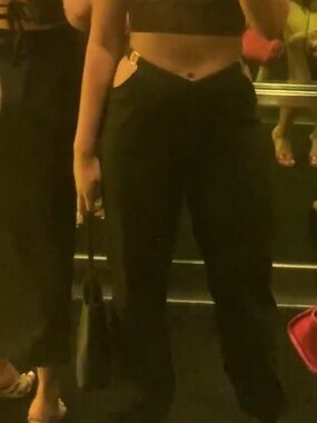 I am Gia high waisted cut out cargo